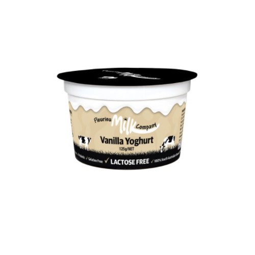 Yoghurt Vanila Lactose Free125gms