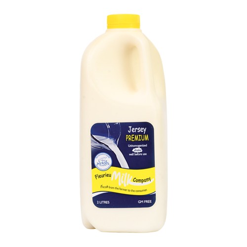 milk, Jersey premium un homogenised  2 lts