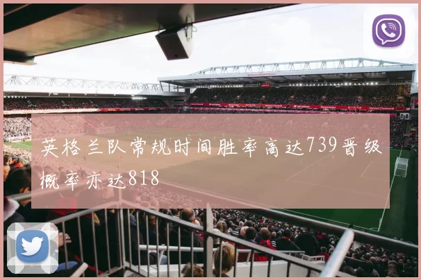 英格兰队常规时间胜率高达739晋级概率亦达818